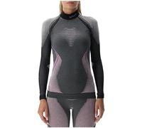 UYN U100048 EVOLUTYON UW LG_SL.Turtle Neck Melange T-Shirt Women's Anthracite Chiné/Framboise/Violet M
