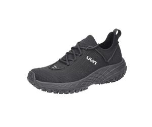 UYN Urban Trail Naked Black - Chaussures Techniques avec Tige tridimensionnelle et Semelle Mega-Cushioning pour Trekking et Vie Quotidienne