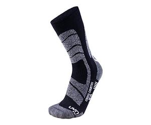 UYN Wintersports Chaussettes de Ski Techniques Hommes, Noir/Mouline, 45-47