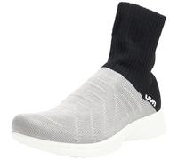 UYN Y100069-S011 3D Ribs Metal Sneaker Femme Silver/Black EU 38