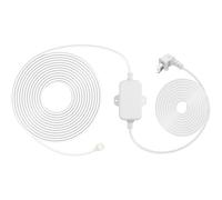 UYODM Câble de charge adaptateur d'alimentation de 5 m compatible avec Google Nest Cam extérieur ou intérieur, batterie/2ème génération universel, pas besoin de tête de charge, câble de charge étanche