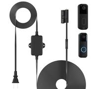 UYODM Câble de charge adaptateur d'alimentation de 5 m pour sonnette vidéo Blink 2ème génération (version 2025), transformateur de sonnette avec câble d'alimentation IP67 résistant aux intempéries
