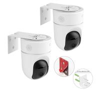 UYODM - Lot de 2 supports muraux adhésifs pour Eufy Security Solo IndoorCam P24 et S220, Blink Mini Pan-Tilt Camera / WYZE Cam Pan v3 & v2, VHB Stick On, sans perçage