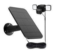 UYODM Panneau solaire compatible avec projecteur Blink Outdoor 4 (3e génération) + caméra extérieure Blink, câble USB résistant aux intempéries de 5 m pour alimenter votre caméra de projecteur