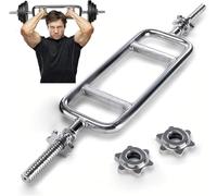 uyoyous Barre D'haltère Circulaire 25mm Barre à Triceps de Soulevé de Terre barres de Musculation Olympique avec Poids pour Salle de Sport Entraînement à Domicile