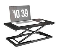 uyoyous Bureau Support Réglable en Hauteur 7 Positions, Acier Métallique Noir, 15kg Poids Portant, Convertisseur de Bureau Portable pour Meubles, Cuisine