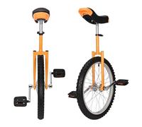 uyoyous Monocycle d'entraînement d'équilibre unicycle de 50,8 cm, hauteur réglable, pour adultes, enfants, débutants et professionnels, unisexe, jaune