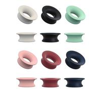 UYRVAPE 12pcs Pack de Style Muet pour Bouchons d'Oreille, Bouchons d'Oreille Mute en Silicone Pack de Style d'Insertion Muette Paquet de Contrôle Quotidien, 6 Couleurs