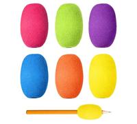 UYRVAPE 6pcs Guide Doigts Ecriture Enfant, Porte-Crayon en Forme d'œuf, Guide Doigt Embout Crayon Grips Pour Crayon Pour Enfants Étudiants Aide Ecriture Enfant, Devoirs Dessin Cahier Magique Écriture