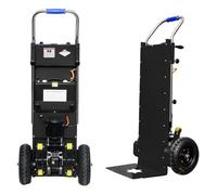 UYSELA Diable Electrique, Diable Monte Escalier, Charge 400 Kg, Peut Escalier et Descendre, Moteur Brushless - Batterie Amovible 48 V/72 Ah, Facile D'Utilisation,A