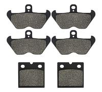 UYSELA Plaquettes de Frein Avant et arrière de Moto, for BMW K100RS K1 K1100LT K1100RS K1200RS R1100RS (Color : Front and Rear)