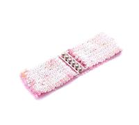 UYSSJTGAZ Ceinture élastique à Paillettes for Femme, Accessoire décoratif Universel for Robe, Ceinture Scintillante(Pink)