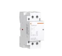 UYSSJTGAZ Contacteur Automatique 2P 4P 230V 380V monophasé triphasé 25A 40A 63A 2NO 2NC 4NO Rail Din(25a,2NO2NC)