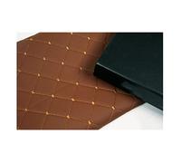 UYSSJTGAZ Similicuir matelassé, Vinyle, PVC, Cuir, Tissu, Similicuir, for Automobile, Meubles, Rembourrage, projets de Bricolage, têtes lit, décoration intérieure, synthétique(Brown Square,1.4X1.5m)