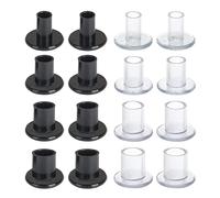 UYST 8 paires Talon Aiguille Bouchon Protector Haut Talon Transparent couvre talon Haut Talon Couvre for High Heel Shoes Anti-Slip Pour herbe sol cérémonie de mariage XS/S/M/L Noir transparent