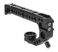 UYSTDMXKA Poignée de Levage Universelle pour caméra en Alliage d’Aluminium, poignée légère pour caméra avec 4 montages à Sabot Froid, Trous de vis de 1/4 et 3/8 Pouce, Compatible avec la