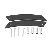 UYSTDMXKA Poignée de porte intérieure, remplacement de poignée de porte intérieure pour voiture, poignée de porte intérieure en alliage d’aluminium avec ajustement standard d’origine, instal (Noire)