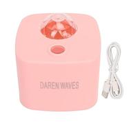 UYSTDMXKA Projecteur de lumière nocturne à vagues océaniques, lampe de projection du ciel étoilé à LED avec câble USB, effet de vagues et de lune changeant de couleur pour la décoration de f (Rose)