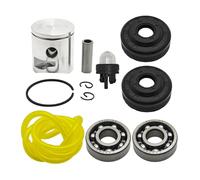 UYTGFO Convient pour Husqvarna 235 236 236E 240 240E Roulement de vilebrequin Joint d'huile Conduite de carburant Balle d'amorce Tronçonneuse Pièce de rechange 39 mm Kit de ressorts de piston