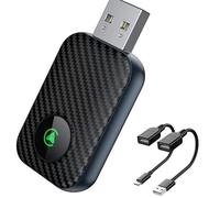 UYTKTN Carplay Adaptateur sans Fil pour BMW 1er E81 E82 E87 E88 F20 F21 F40 F52 116i M135i, 2 en 1 Convertisseur CarPlay, Plug and Play Dongle Convertir Le Filaire en sans Fil