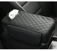 UYTKTN Coussin Rehausseur d'accoudoir de Voiture pour Volvo XC40 2018 2019 2020 2021 2022 2023, Antidérapant Housse pour Console Centrale avec Boîte à Mouchoirs,A Black