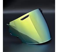 UYTKTN Moto Visière de Casque pour Arai VZ Ram, Verres de Casque de Moto Visière Teintée pour Casque de Moto Accessoires de Remplacement Pare-Brise,A Tea Gold