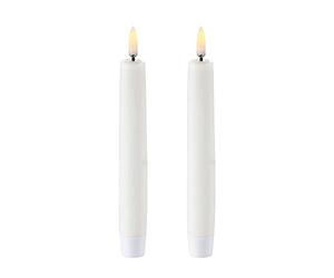 UYUNI - LED Taper Candle / 2-Pack - Nordic White - 2,3x15,5 cm (UL-TA-NW02315-2)