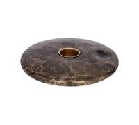 Uyuni Lighting Bougeoir Uyuni Chamber Ø 11.6 cm Marbre marron