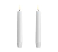 Uyuni Lighting Bougie à chandelier Uyuni LED blanc Lot de 2 Ø2.3x16.4 cm