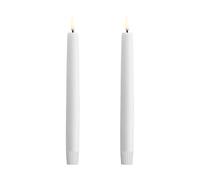 Uyuni Lighting Bougie à chandelier Uyuni LED blanc Lot de 2 Ø2.3x20 cm