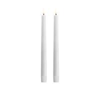 Uyuni Lighting Bougie à chandelier Uyuni LED blanc Lot de 2 Ø2.3x25.2 cm