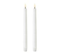 Uyuni Lighting Bougie à chandelier Uyuni LED blanc Lot de 2 25.2 cm