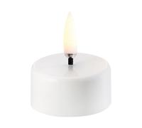 Uyuni Lighting - Bougie chauffe-plat LED w/Battery 3,9 x 2,1 cm White Plain