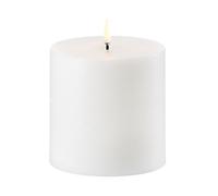 Uyuni Lighting Bougie bloc Uyuni LED blanc Ø10.1 cm 10 cm