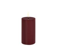 Uyuni Lighting - Bougie Pilier LED 5,8x10,1 cm Wine Rouge/Smooth