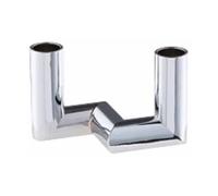 Uyuni Lighting Mini bougeoir 2 bras Uyuni Matrix Chrome