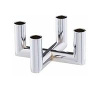 Uyuni Lighting Mini bougeoir 4 bras Uyuni Matrix Chrome