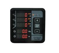 UYUUBNK 1 Instrument de détection de Tension et de Courant de générateur triphasé GV58VS, Fonction d'avertissement de Protection Automatique, Compteur d'affichage numérique(GV58VS)