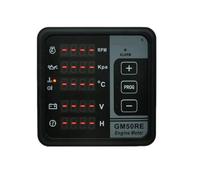 UYUUBNK 1pcs GM50RE Affichage numérique Multifonction Pression d'huile Moteur Vitesse température de l'eau contrôleur de Tableau de Bord(GM50RE)