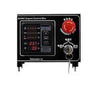 UYUUBNK Boîtier de Commande BX50C for générateur Diesel, Instrument de Surveillance Multifonction for la température de l'eau et la Pression d'huile(GM50C)