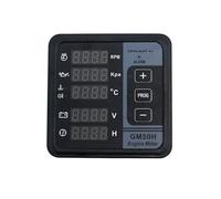 UYUUBNK Contrôleur de générateur GM41H, Affichage numérique du Moteur, Multifonction, Tension, fréquence, température de l'eau, Pression d'huile, tachymètre, 1 pièce(GM41H)