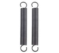 UYUYong 2 Pièces Ressort de Traction Acier Ressort Comprimé étendu Ressorts à Double Crochet - 1,5x18x150mm Multifonction Étendu Compressé Ressort