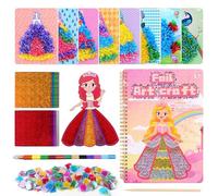 UYUYong 9 Pièces Kit de Loisir Créatif à la Feuille Métallique Kit D'art Poke Autocollants à Décoller et Appliquer Set Art Foil Bricolage Art de Poke pour Cadeau Fait à la Main DIY Activites Manuelles