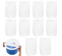 UYVPAER 10 Pièces Chaussettes De Skimmer Pour Piscine, Chaussette Filtre Piscine Filtre Skimmer Piscine, Pool Skimmer Socks, Chaussettes D'Écumeur De Piscine En Maille Ultra Fine