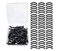 UYVPAER 100 Pièces Recharge Recourbe Cils, Pads De Rechange En Caoutchouc, Pour Recourbe-Cils Universel Maquillage Outil De Beauté Accessoires Avec Boîte De Rangement Transparente (Noir)