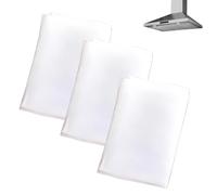 UYVPAER 3 Pièces Filtres Pour Hotte Aspirante Peuvent Être Découpés Sur Mesure - Filtre De Hotte Aspirante Universel - Cartouche Filtrante D'Aspiration - Tapis Filtrant À Graisse
