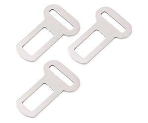 UYVPAER 3 Pièces Menottes De Ceinture De Sécurité De Voiture - Connecteur En Métal - Fixation De Sécurité Pour Animal De Compagnie - Ceinture De Sécurité Du Véhicule - En Métal Durable