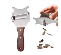 UYVPAER Coupe Truffe,Trancheur De Truffes, Truffe Coupe-Fromage, Rape A Truffe, Rasoir À Truffe Trancheuse À Fromage À Truffe Réglable Avec Poignée En Bois Pour Légumes, Ail, Champignons