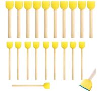 UYVPAER Lot De 20 Pinceaux Éponges, Ronds, Pour Bricolage, Peinture, Artisanat, Céramique, 2 Tailles Différentes De Brosses Éponge