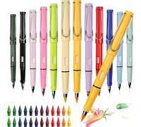 UYVPAER Magic Lot De 12 Crayons De Couleur Sans Encre - Lot De 12 Crayons De Couleur Éternels Magic - Lot De 2 Lots De 24 Pointes De Rechange